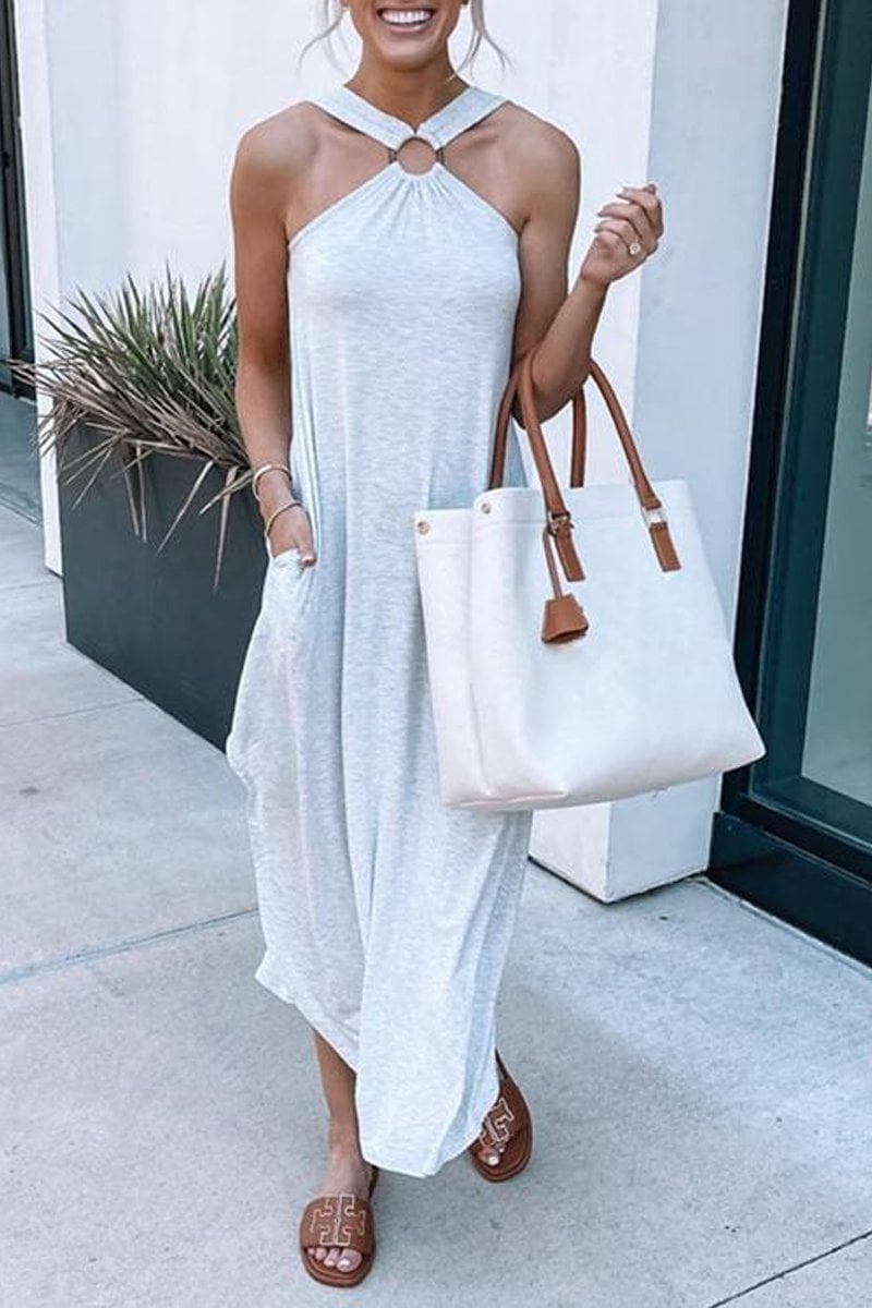 Jezrah | Halter Breeze Dress