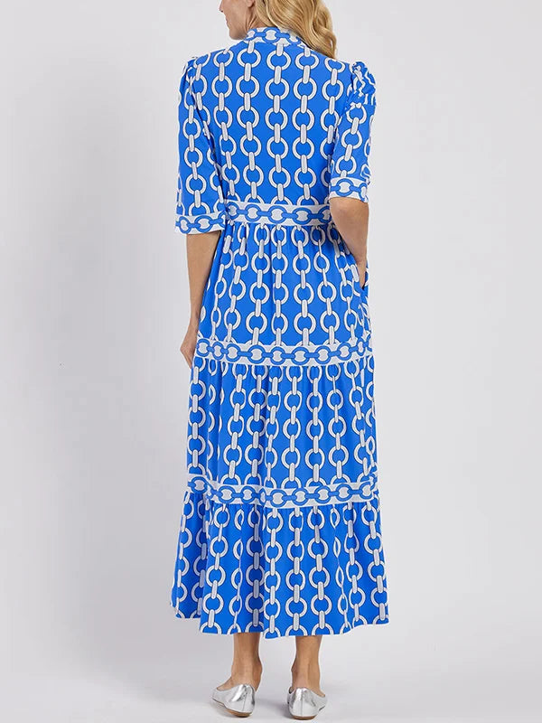 Hazel | Chain Link Midi Dress