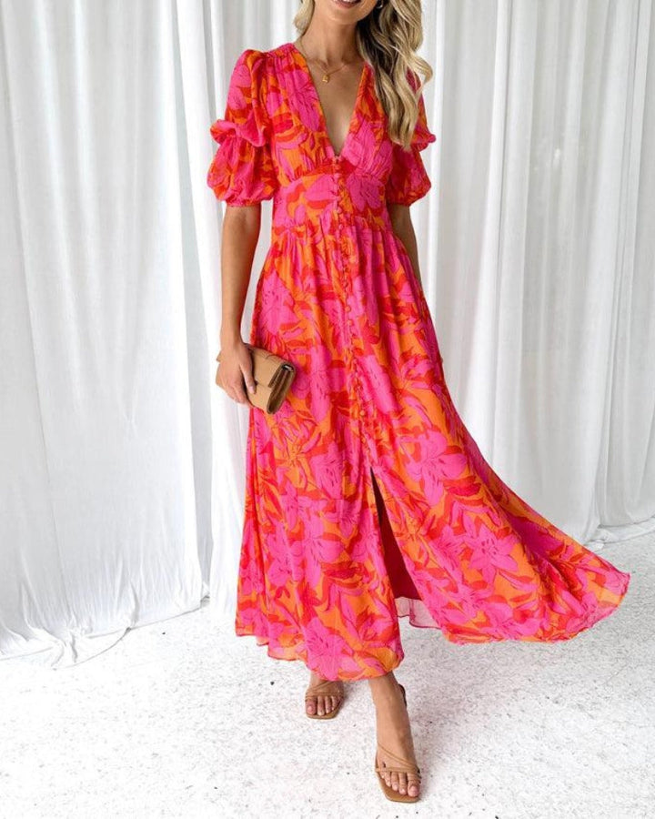 Audrey | Tropical Radiant Dress