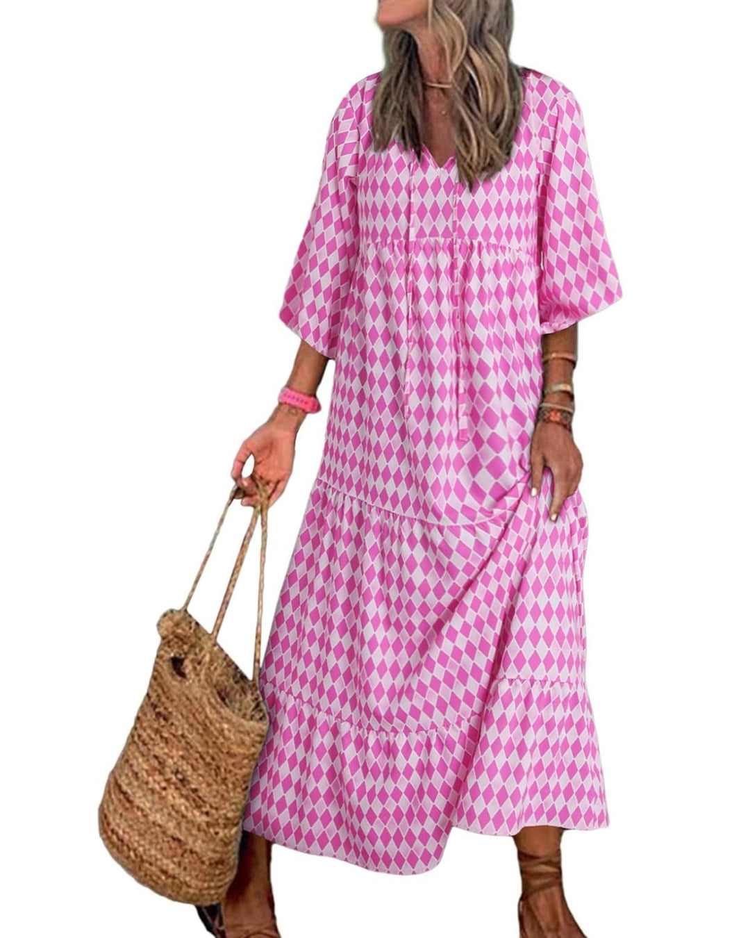 Nina | Floral Boho Maxi Dress