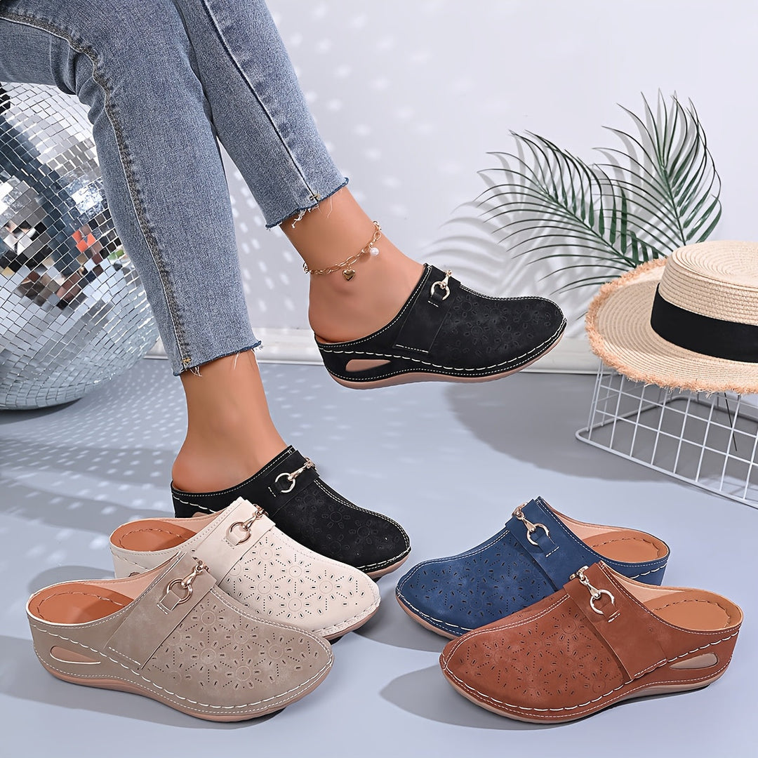 Sienna | Platform Mule Wedges