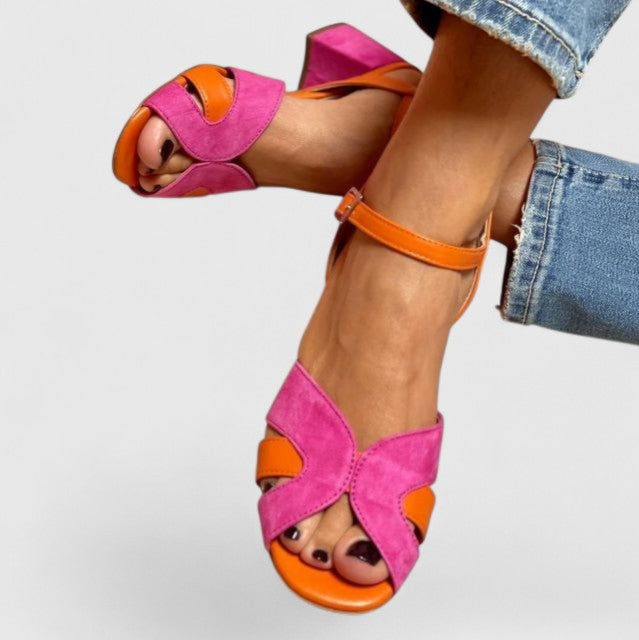 Luxe Supportive Real Leather Heels