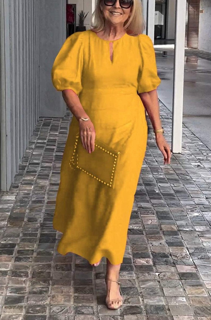 Juliana | Elegant Puff-Sleeve Dress