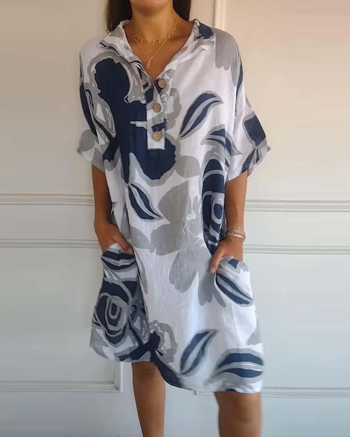 Bianca | Floral Shirt Dress
