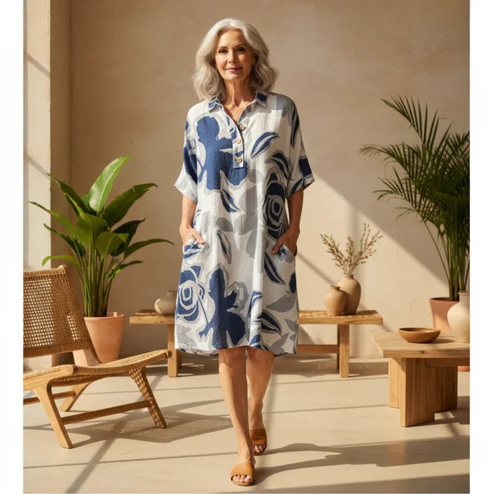Bianca | Floral Shirt Dress