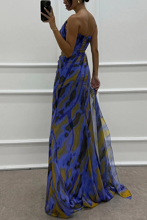 Helen | Vibrant Draped Dress