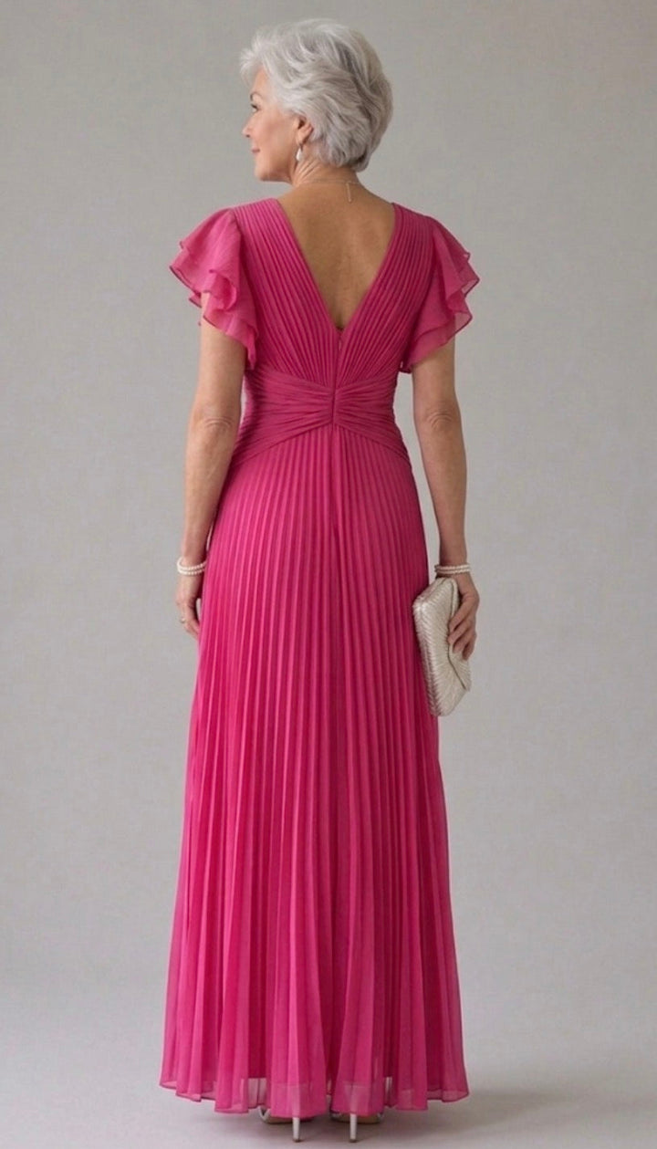 Grace | Pleated Evening Dress