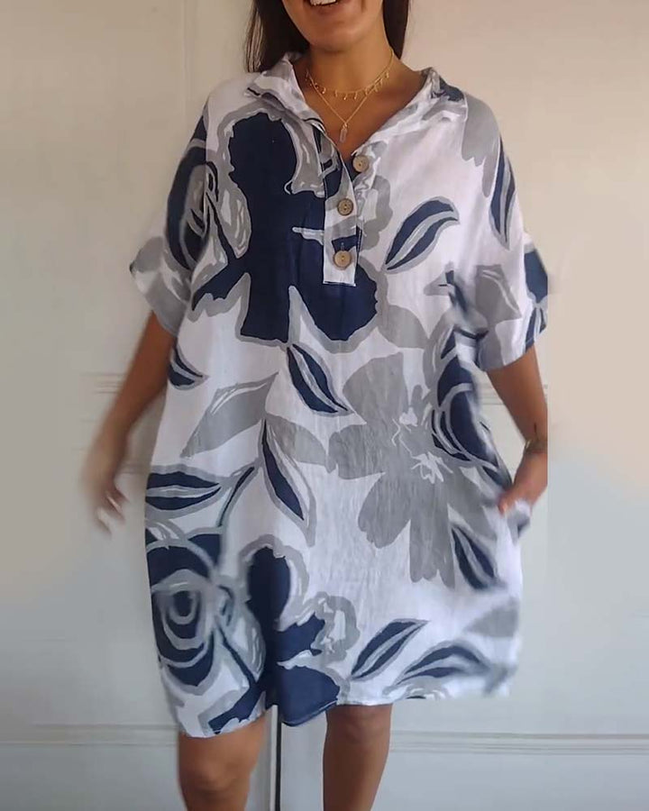 Bianca | Floral Shirt Dress