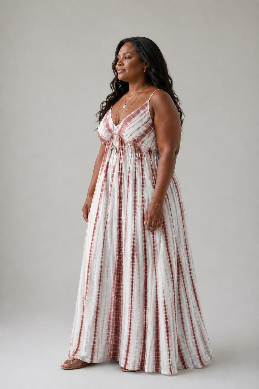Karys | Casual Fit Soft Dye Midi Dress