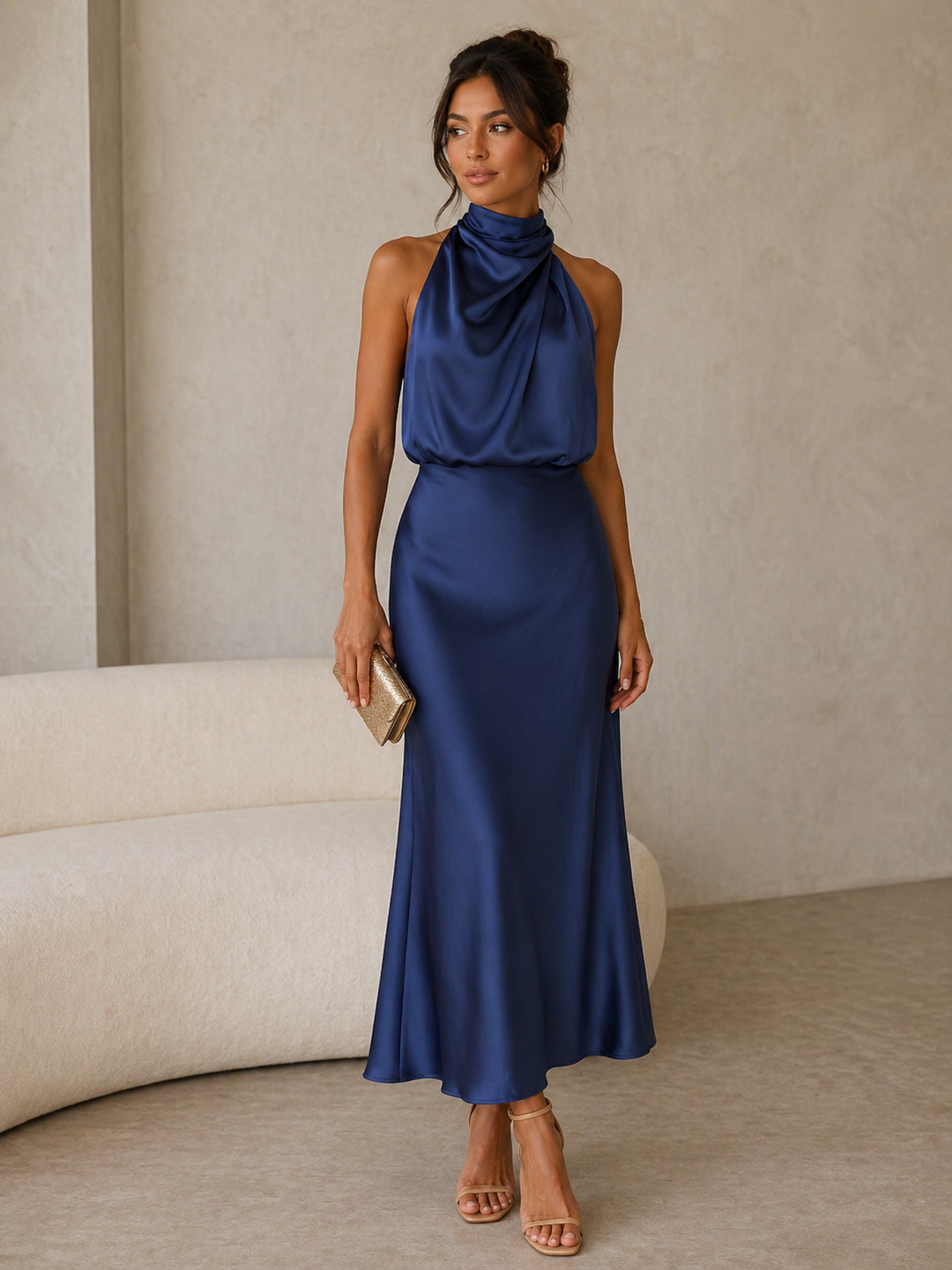 Sylvia | Draped Dress