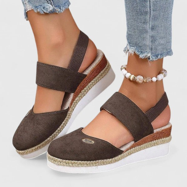 Eliza | Platform Slingback Comfort Sandals