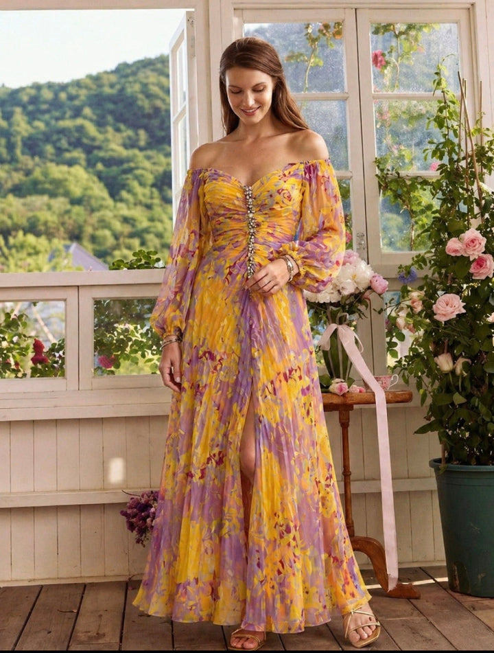 Kathleen | Elegant Dress with V-Neck