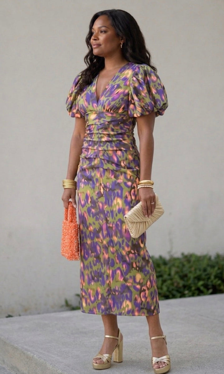 Anna | Dress with Puff Sleeves