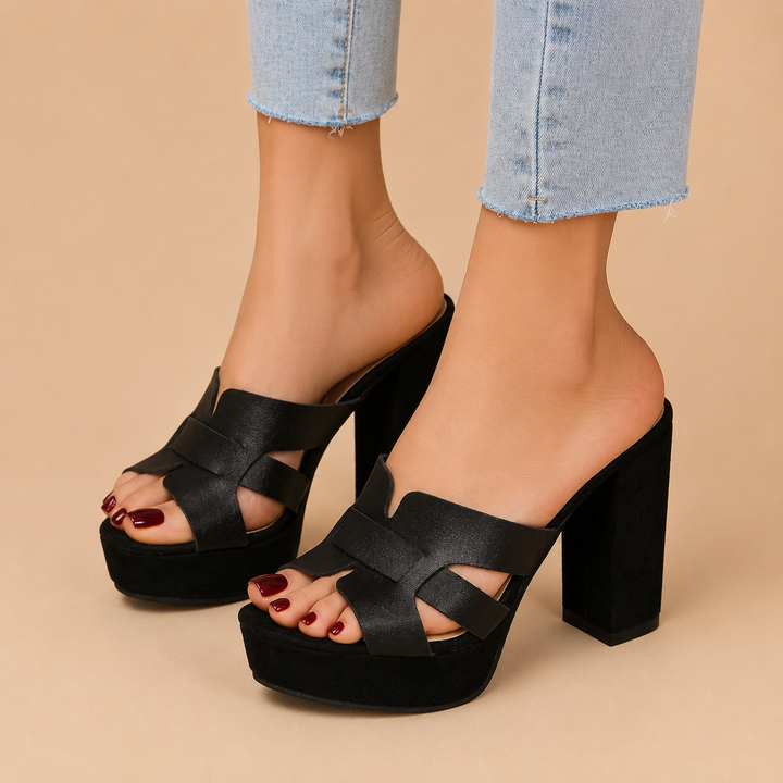 Elena | Effortless Platform Elegance Heels