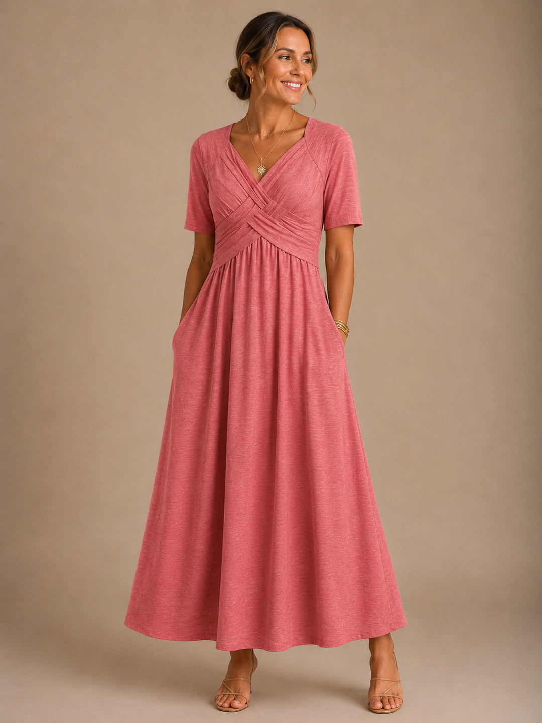 Angeli | Elegant Midi Dress