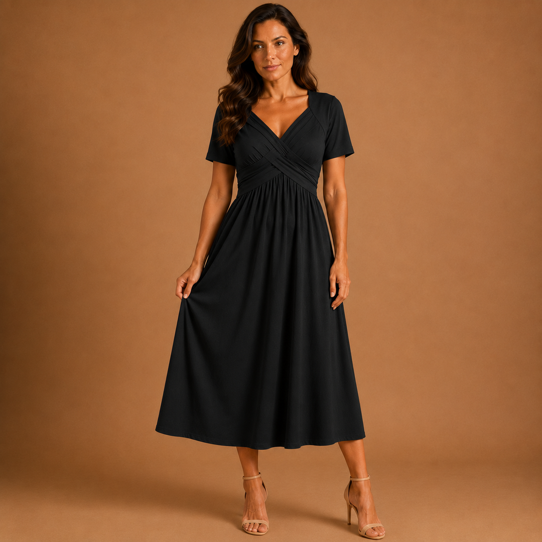 Alice | Elegant A-Line Midi Dress