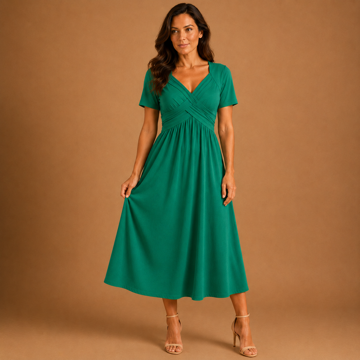 Alice | Elegant A-Line Midi Dress
