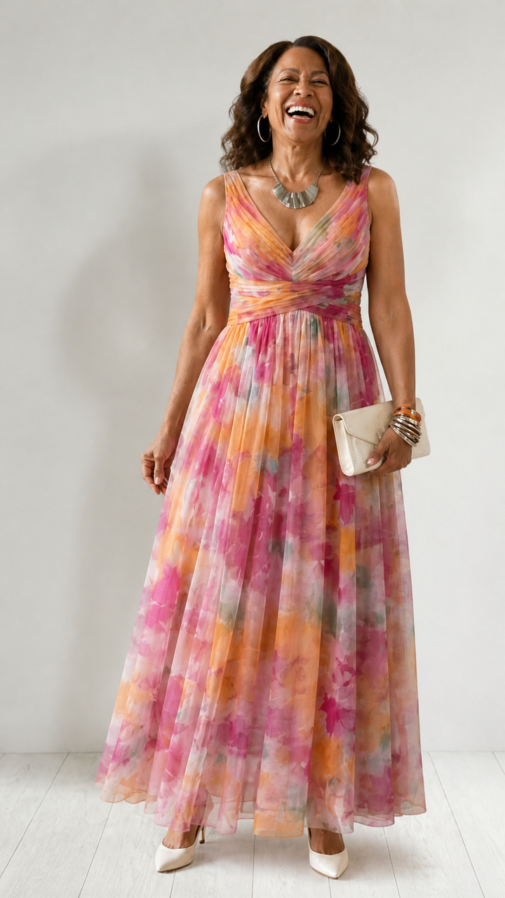Claire | Soft Wrap Maxi Dress