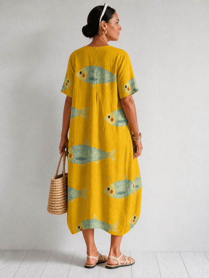 Agnes | Artistically Inspired Cotton Dress