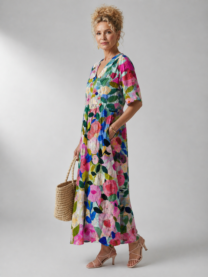 Bente | Vintage Flower Dress