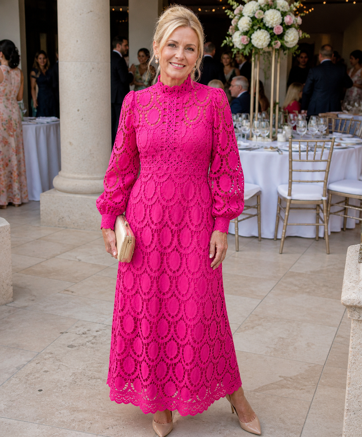 Naomi | Lace Midi Dress