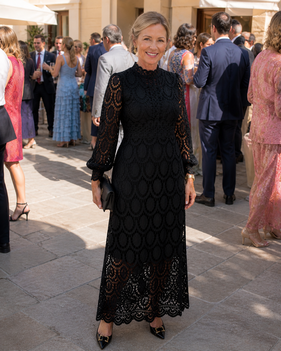 Naomi | Lace Midi Dress