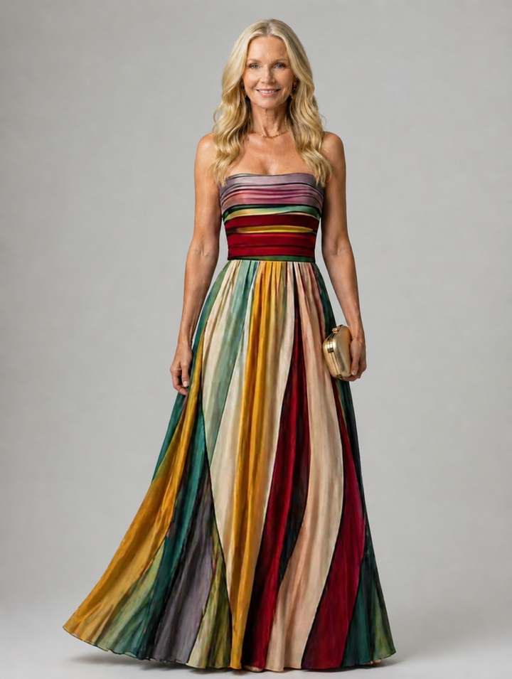Caroline | Effortless Strapless A-Line Dress