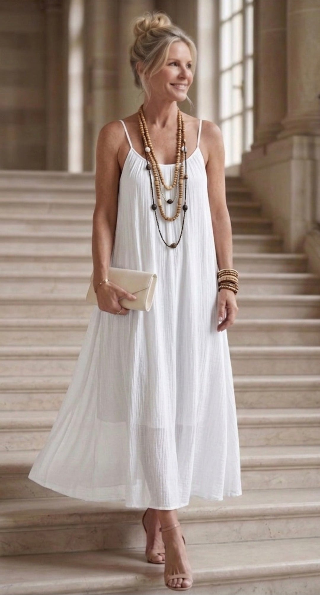 Keira | Natural Flowing Maxi Dress