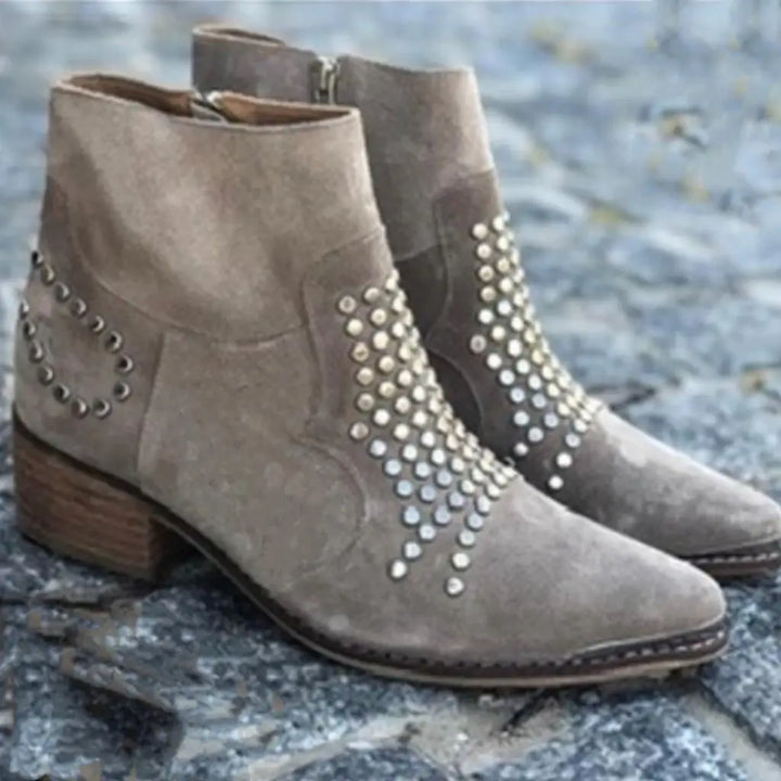 Lily | Studded Edge Boots