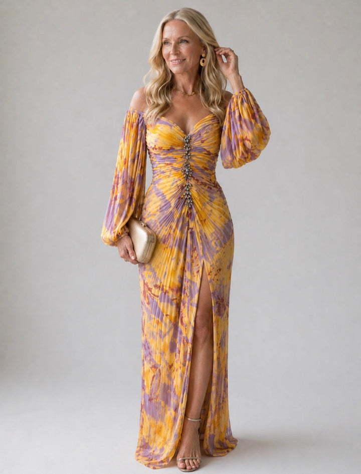 Kathleen | Elegant Dress with V-Neck