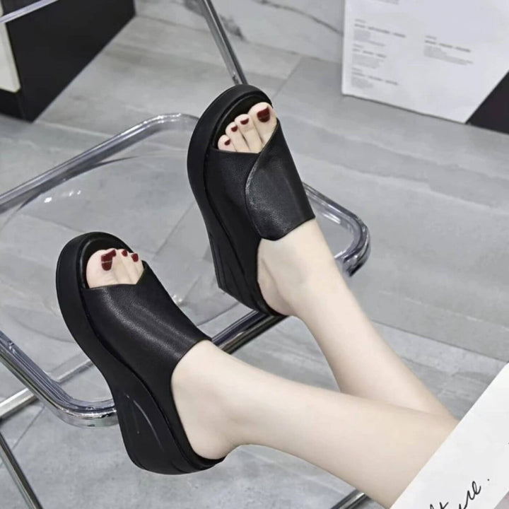 Eliza | Supportive Slip-on Wedge Sandals