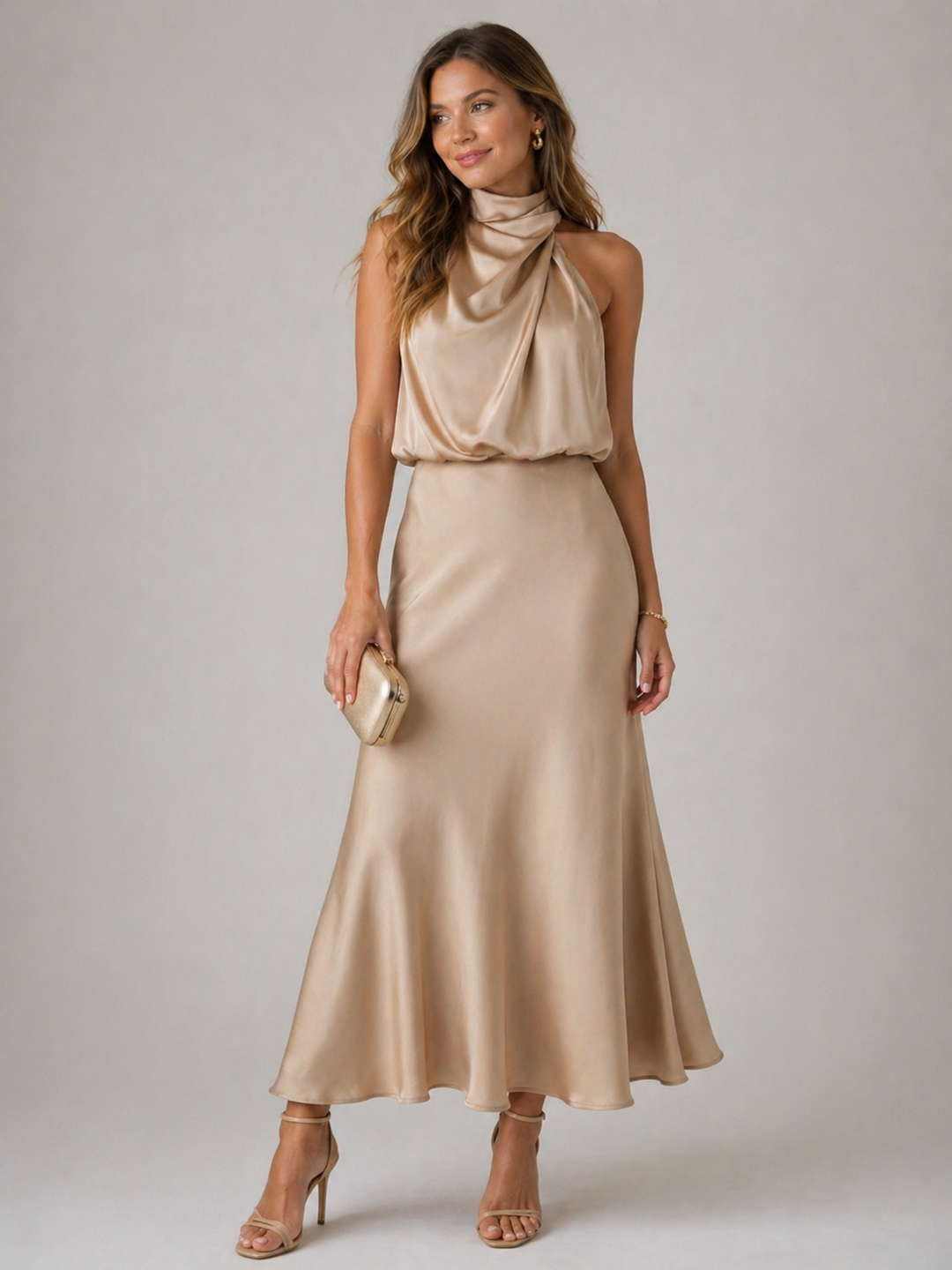 Sylvia | Draped Dress
