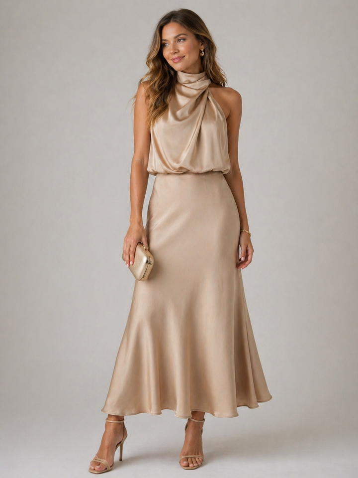 Sylvia | Draped Dress