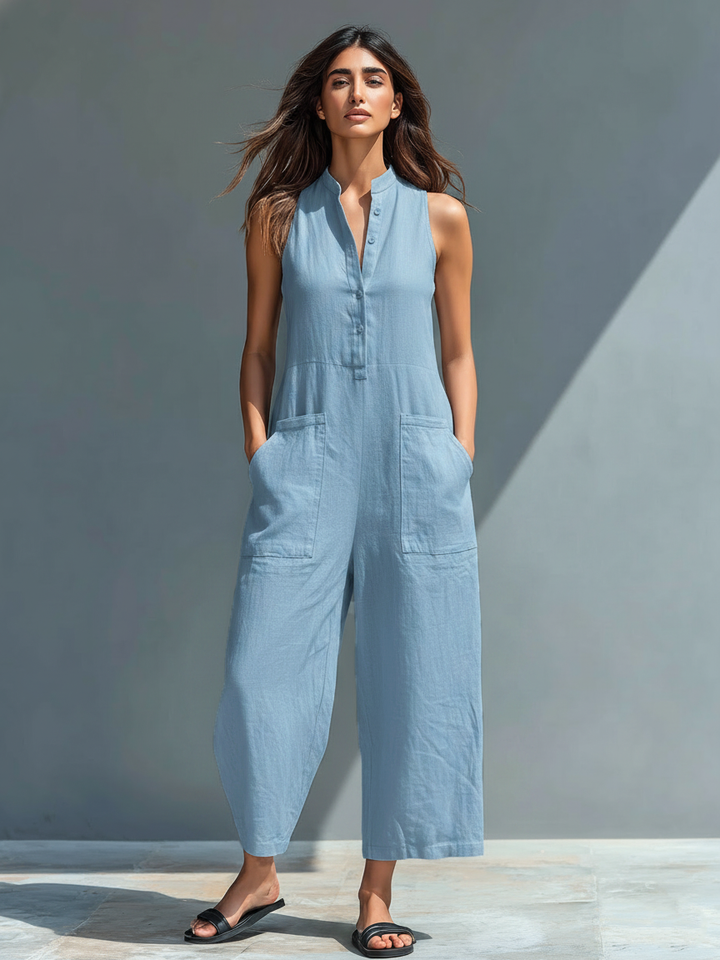 Vittoria | Minimalist Black Jumpsuit