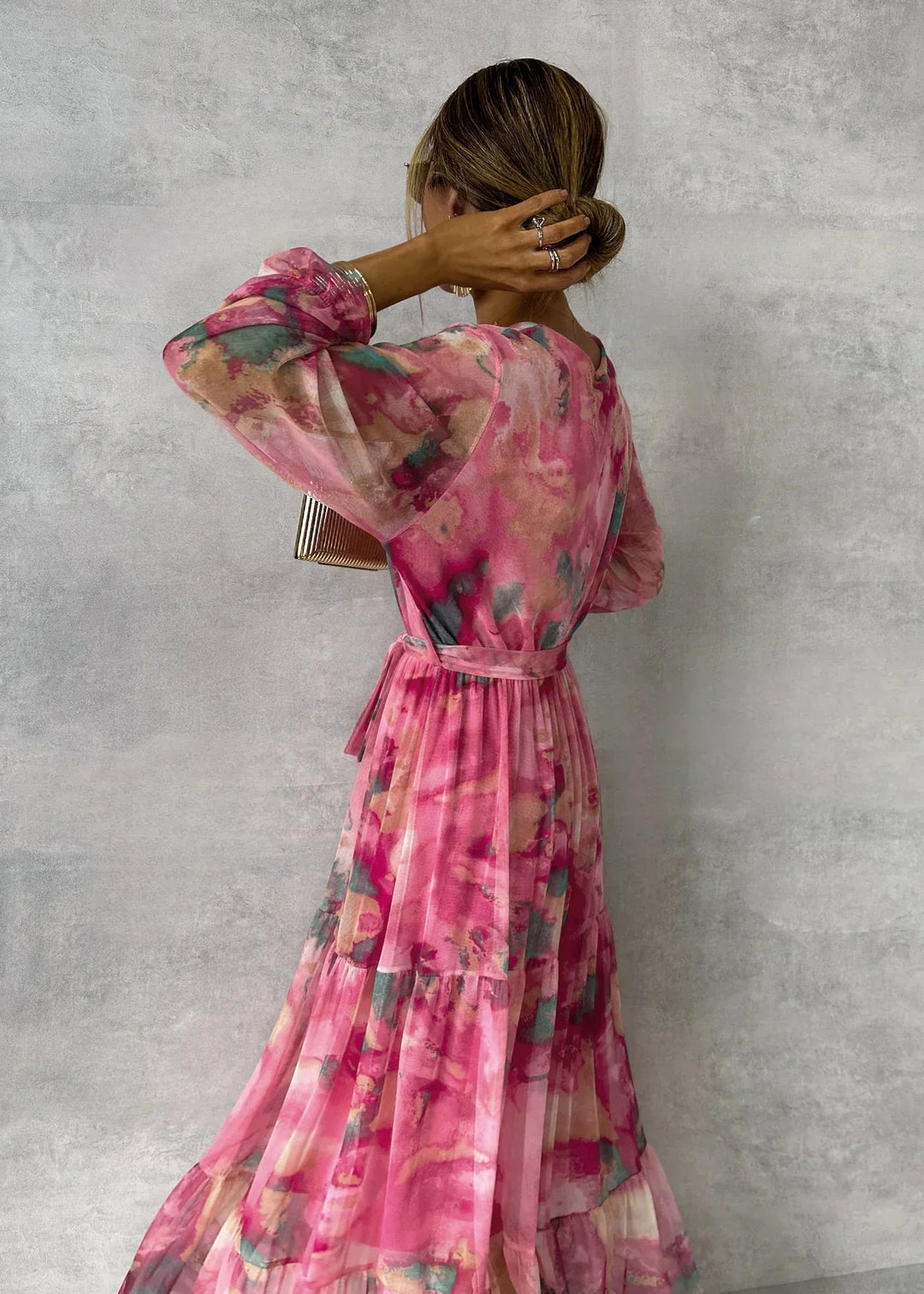 Lydia | Wrap Dress with Floral Print