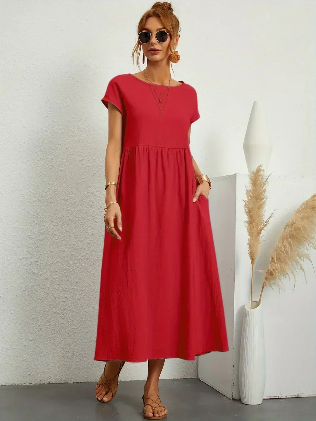 Gabrielle | Flowing Midi Dress
