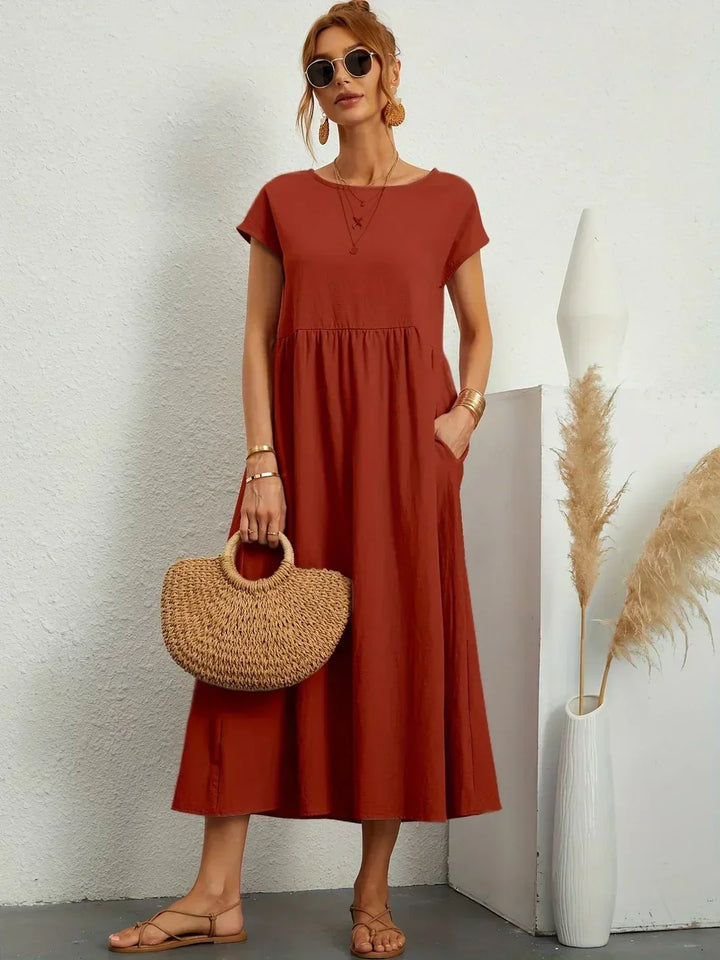 Gabrielle | Flowing Midi Dress