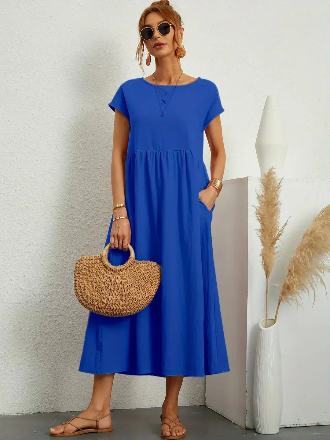 Gabrielle | Flowing Midi Dress