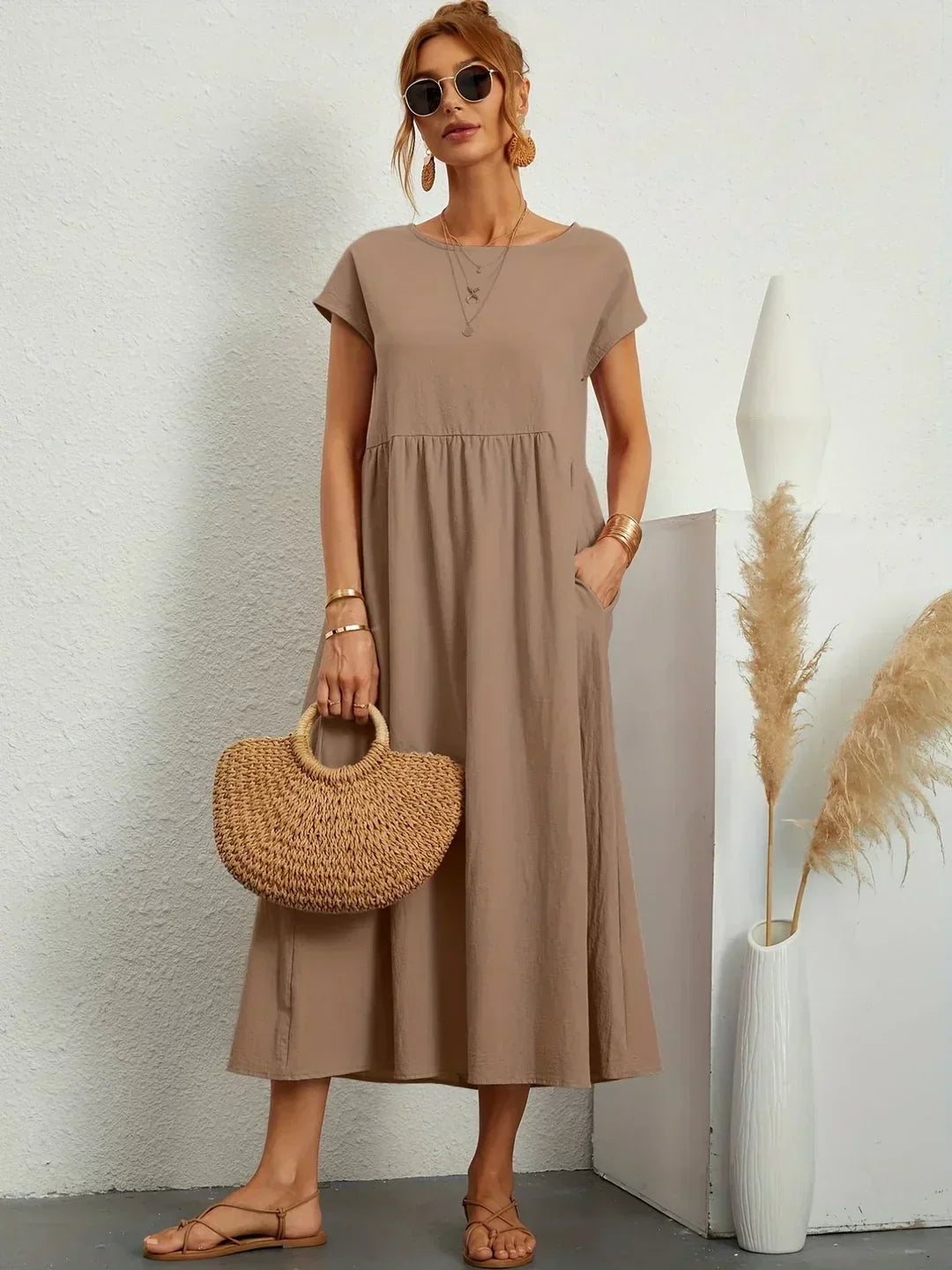 Gabrielle | Flowing Midi Dress