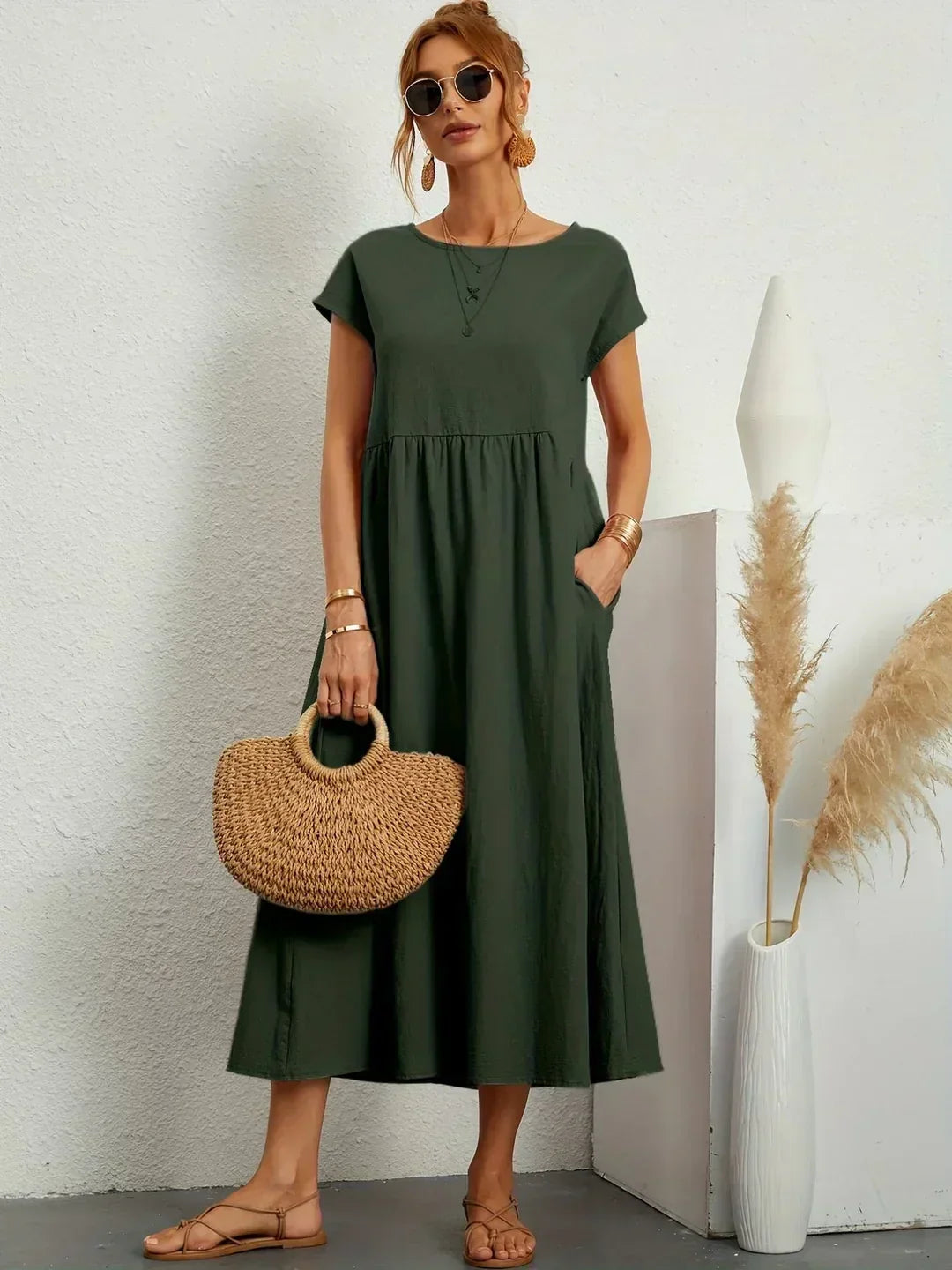 Gabrielle | Flowing Midi Dress