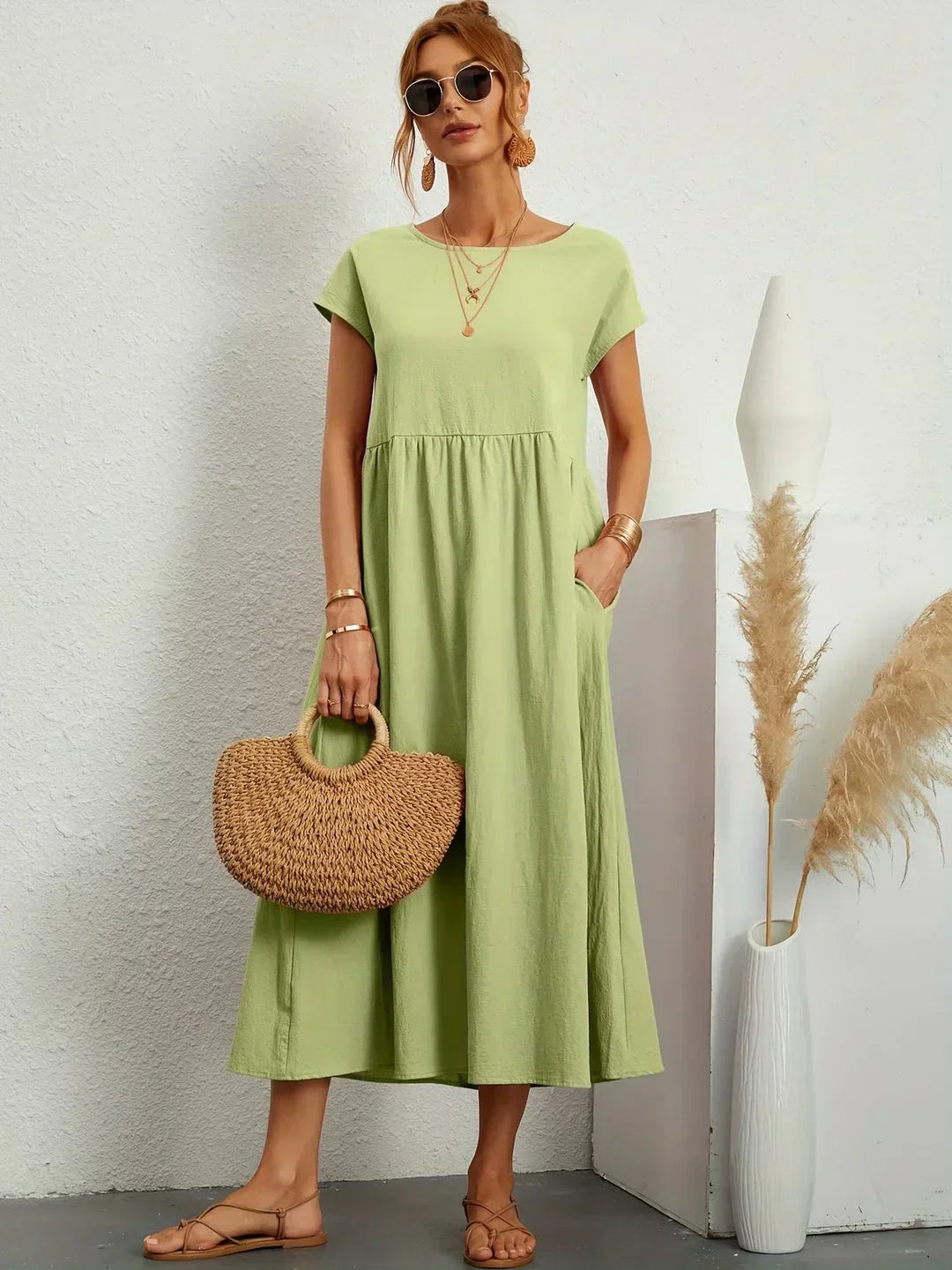 Gabrielle | Flowing Midi Dress