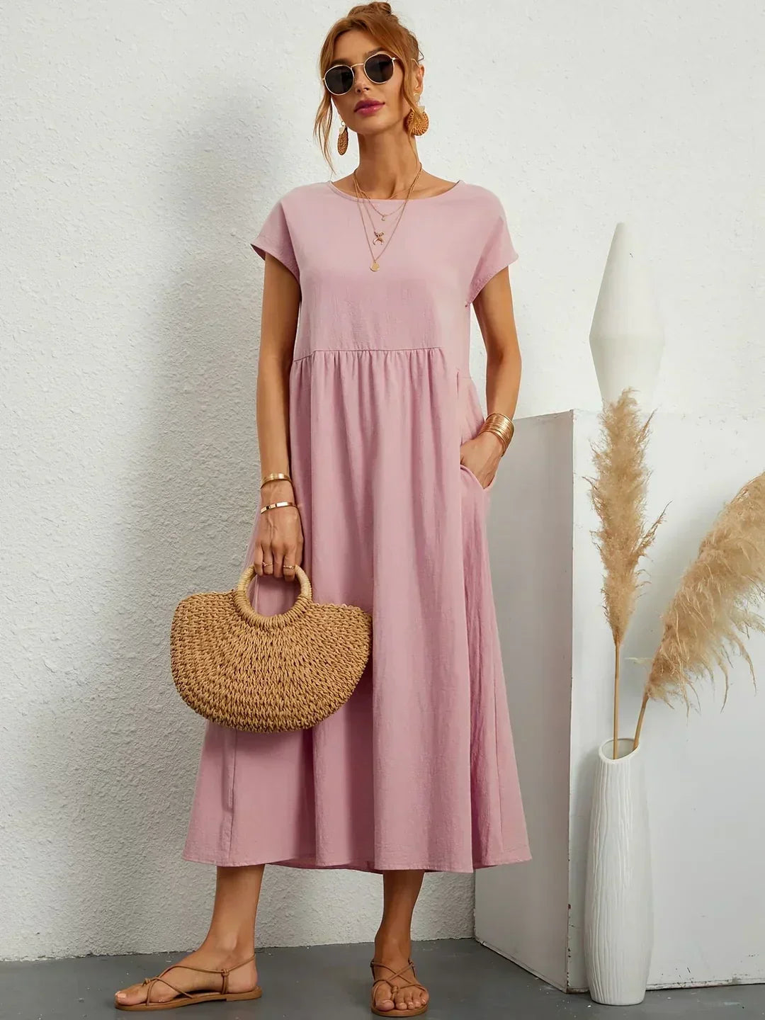 Gabrielle | Flowing Midi Dress