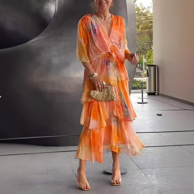 Eliza | Layered Floral Sun Dress