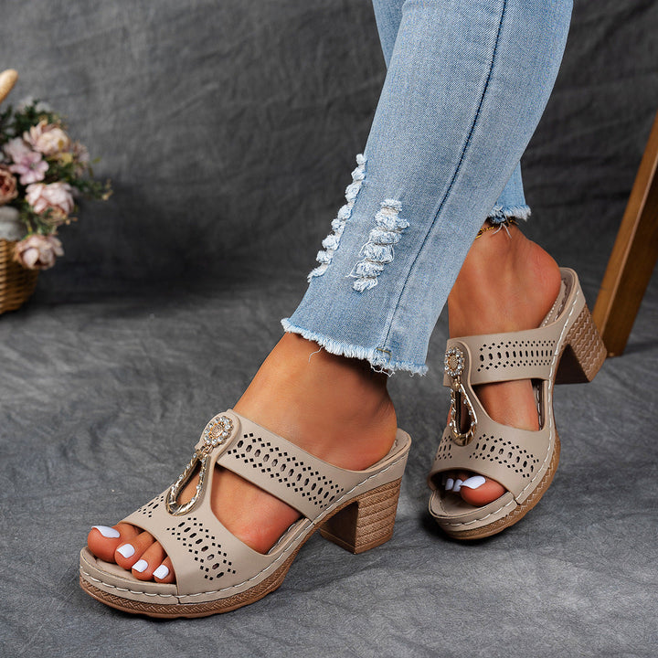 Linda | High Heel Supportive Comfort Sandals