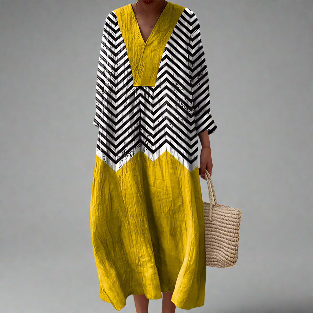 Juliana | Elegant Geometric Dress