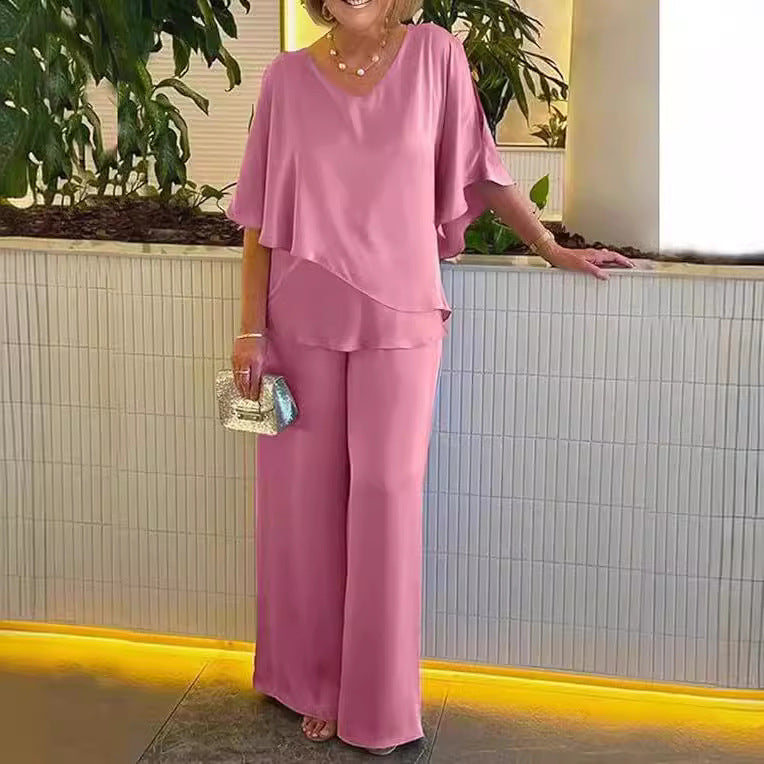 Martha | Comfortable set with wide legs