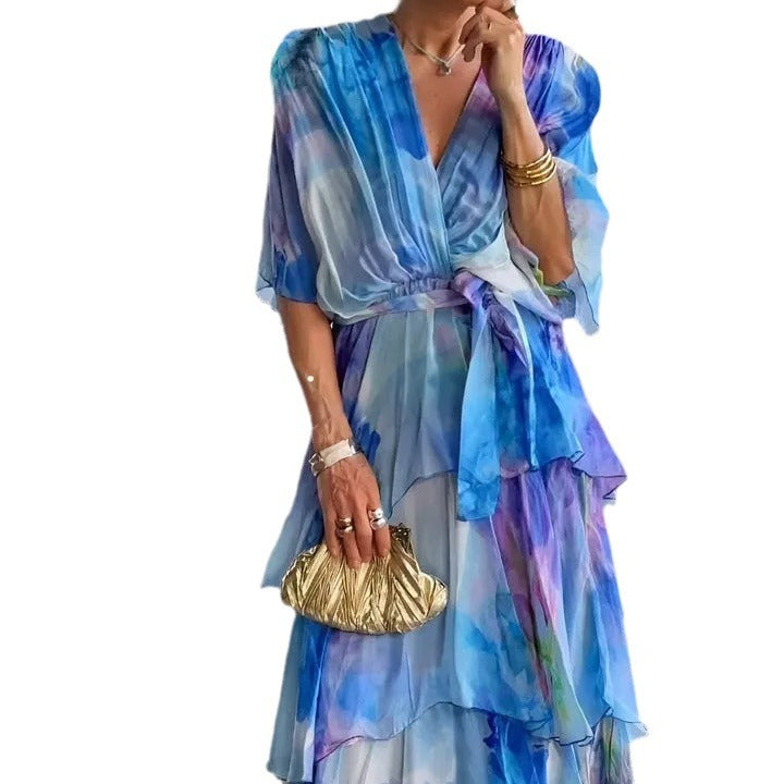 Eliza | Layered Floral Sun Dress