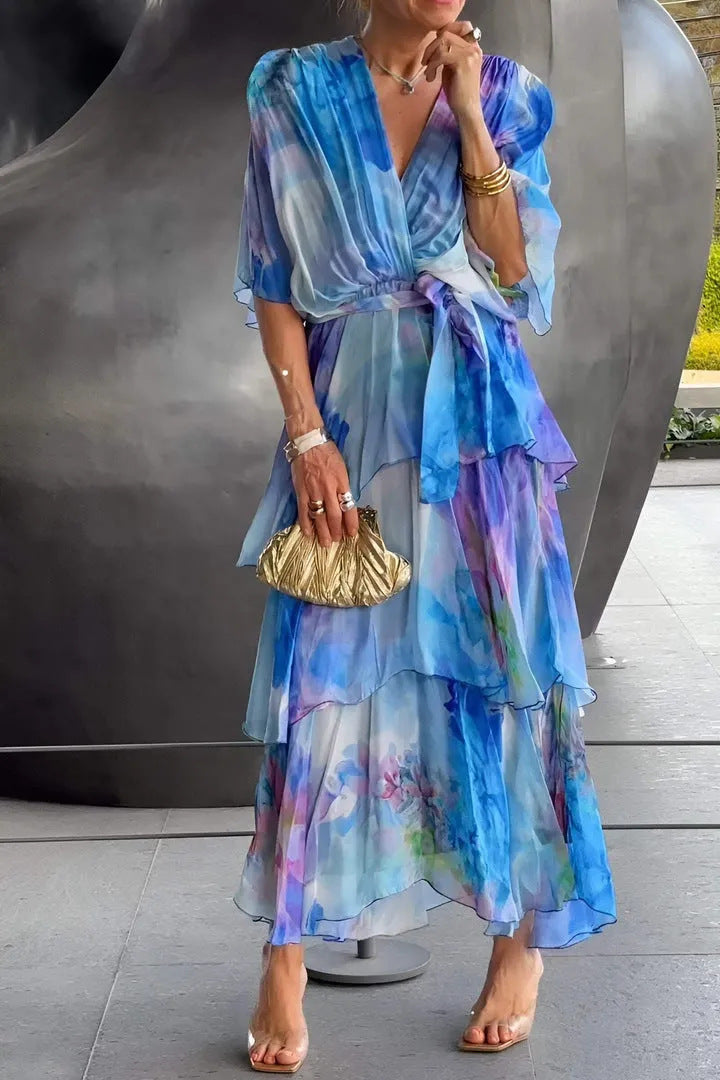 Eliza | Layered Floral Sun Dress