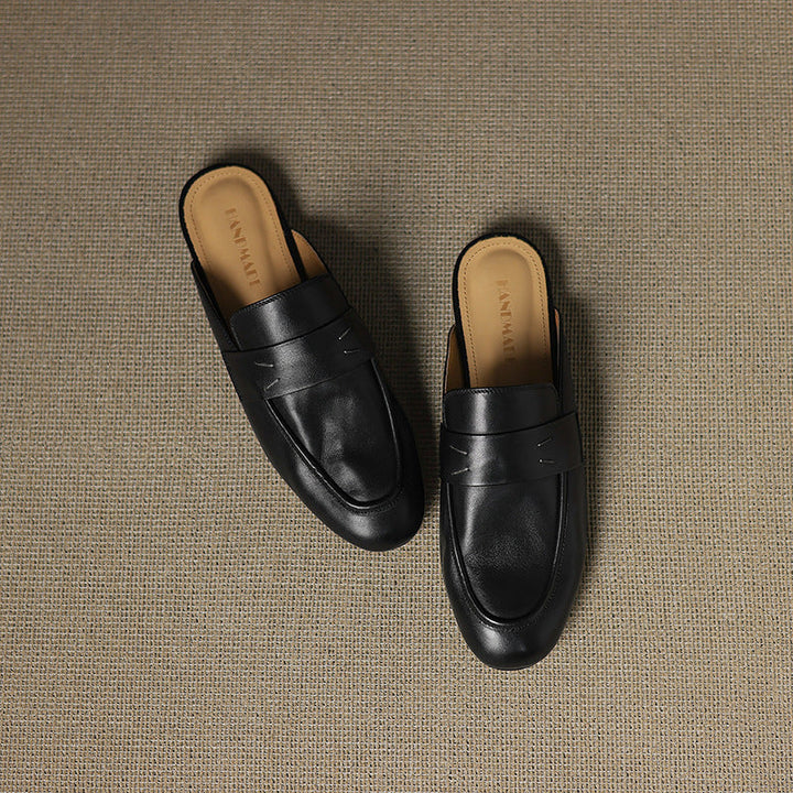 Serin | Classic Penny Loafer Mules