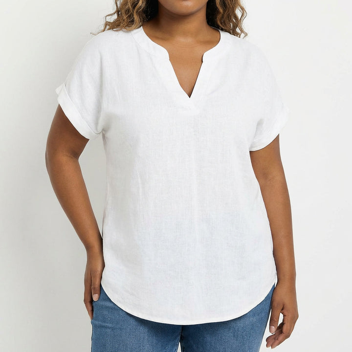 Vienne | Relaxed V-Neck Blouse